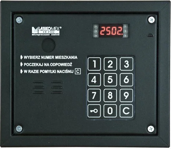 Laskomex CP-2503R czarna Panel audio z czytnikiem kluczy RFID 1 ac264fd50909a0ebee4937848c0947b6