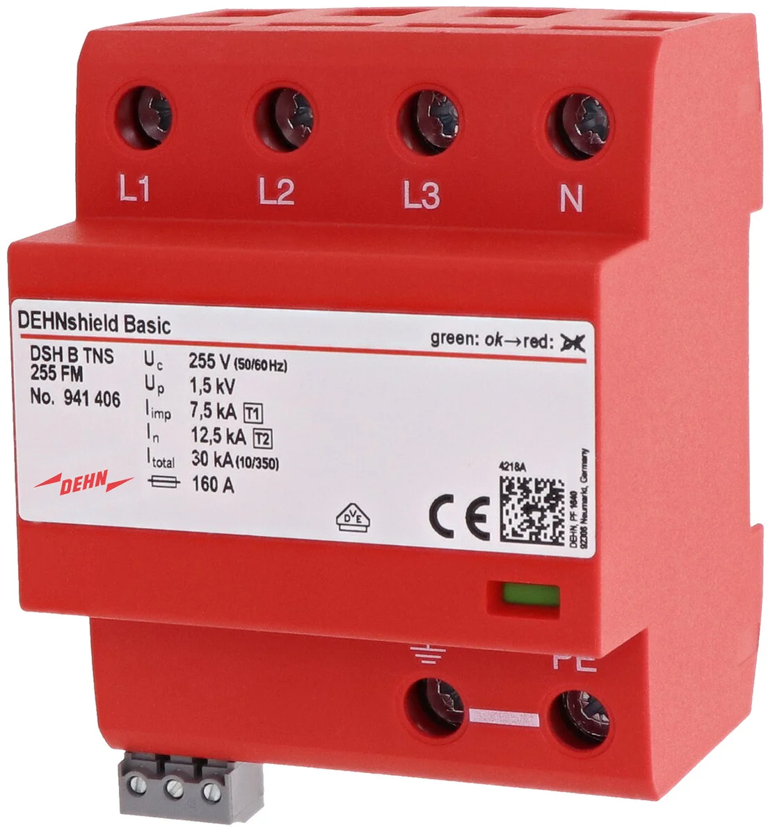 Ogranicznik przepięć DEHNshield TNS 255 Basic FM Typ 1+Typ 2 1 730d2de275d058e51a0c8ec000f89589