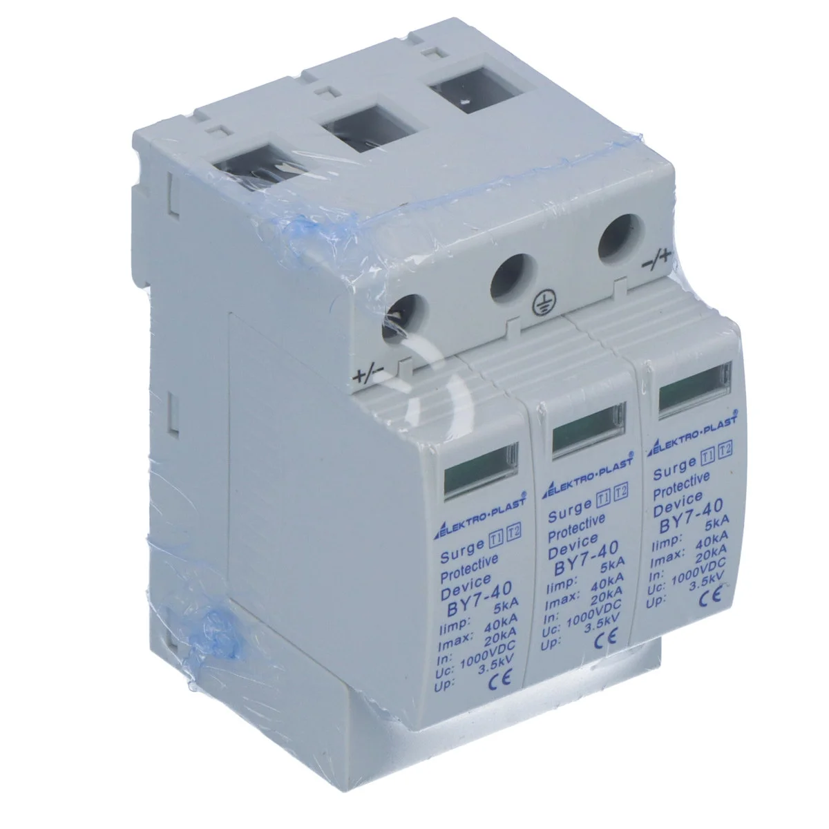 Ogranicznik przepięć PV 3P (T1+T2 DC) BY7-40 1000VDC 2 ec84bf3092a58170ed892cff54b11b83