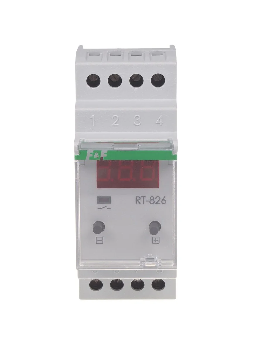 Regulator temperatury bez sondy, cyfrowy, zakres regulacji temp.: -25÷130°C, styk: 1Z, I=16A, 2 moduły 1 b070d4ac8eaf9414fd49bea9c3036fdf