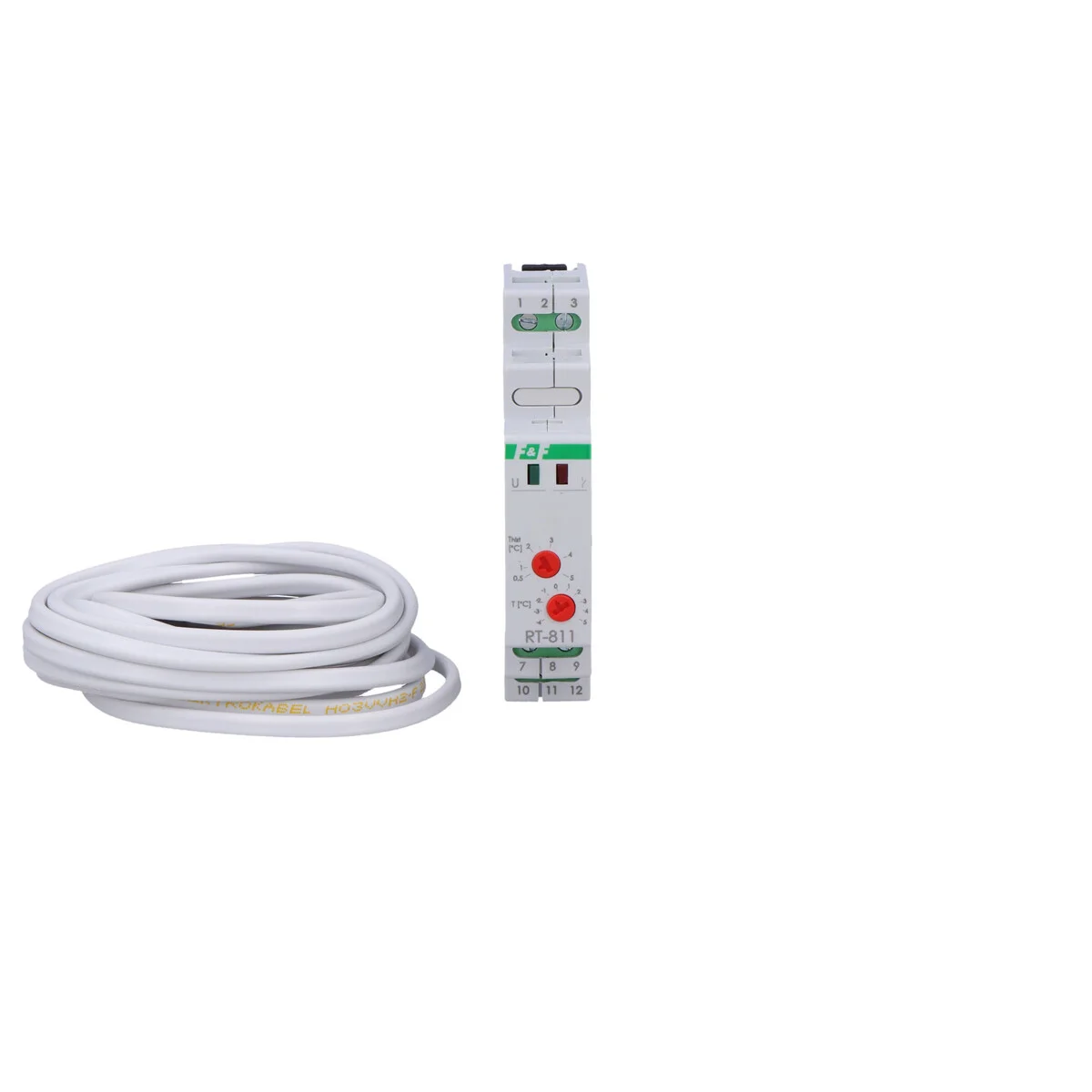 Regulator temperatury w zakresie od -4 do +5 st.C, I=16A, 1moduł 2 bf11bfdbce4d46631d1c6e5f4a1a34b5