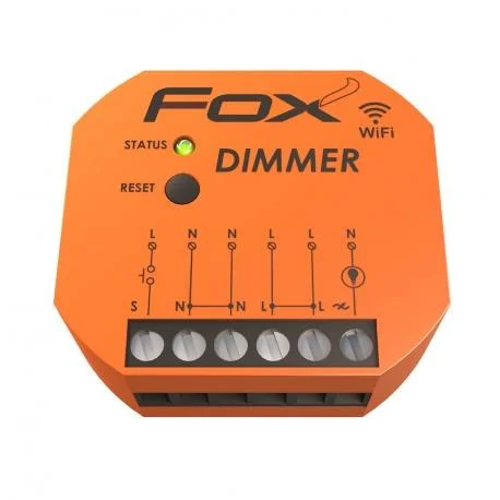 Ściemniacz oświetlenia Wi-Fi 230V DIMMER FOX 2 121704dc499b50dca25b33a73d833d69