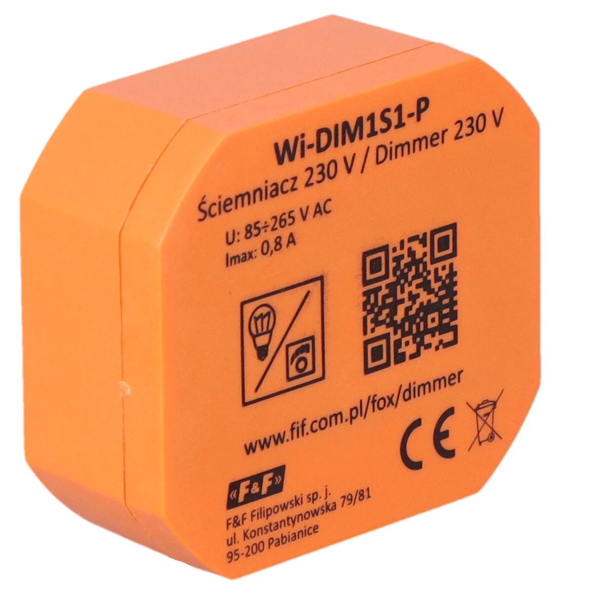 Ściemniacz oświetlenia Wi-Fi 230V DIMMER FOX 7 a37f419f5a01ac6a2eac91becd4433f1