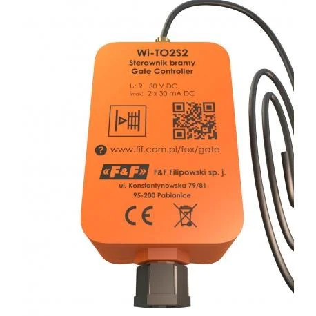 Sterownik 2-kanałowy Wi-Fi GATE-G FOX - do bram, kolor szary 4 7eaea2998573ed953fe66e94fce6d0bd