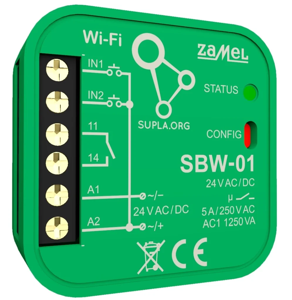Sterownik bramowy Wi-Fi 1-kanałowy dwukierunkowy Typ: Sbw-01 3 a661cf62441b95dd7872fd6527dc0719