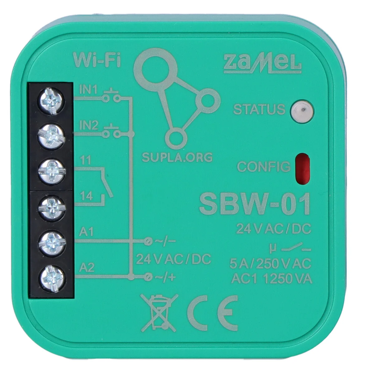 Sterownik bramowy Wi-Fi 1-kanałowy dwukierunkowy Typ: Sbw-01 6 2714eb86cbad26407a1bb7824c2712d2