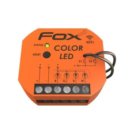 Sterownik oświetlenia kolorowego (RGBW) LED 12/24V Wi-Fi Color LED FOX 2 df140a99247248b0f7dd36a060b09907