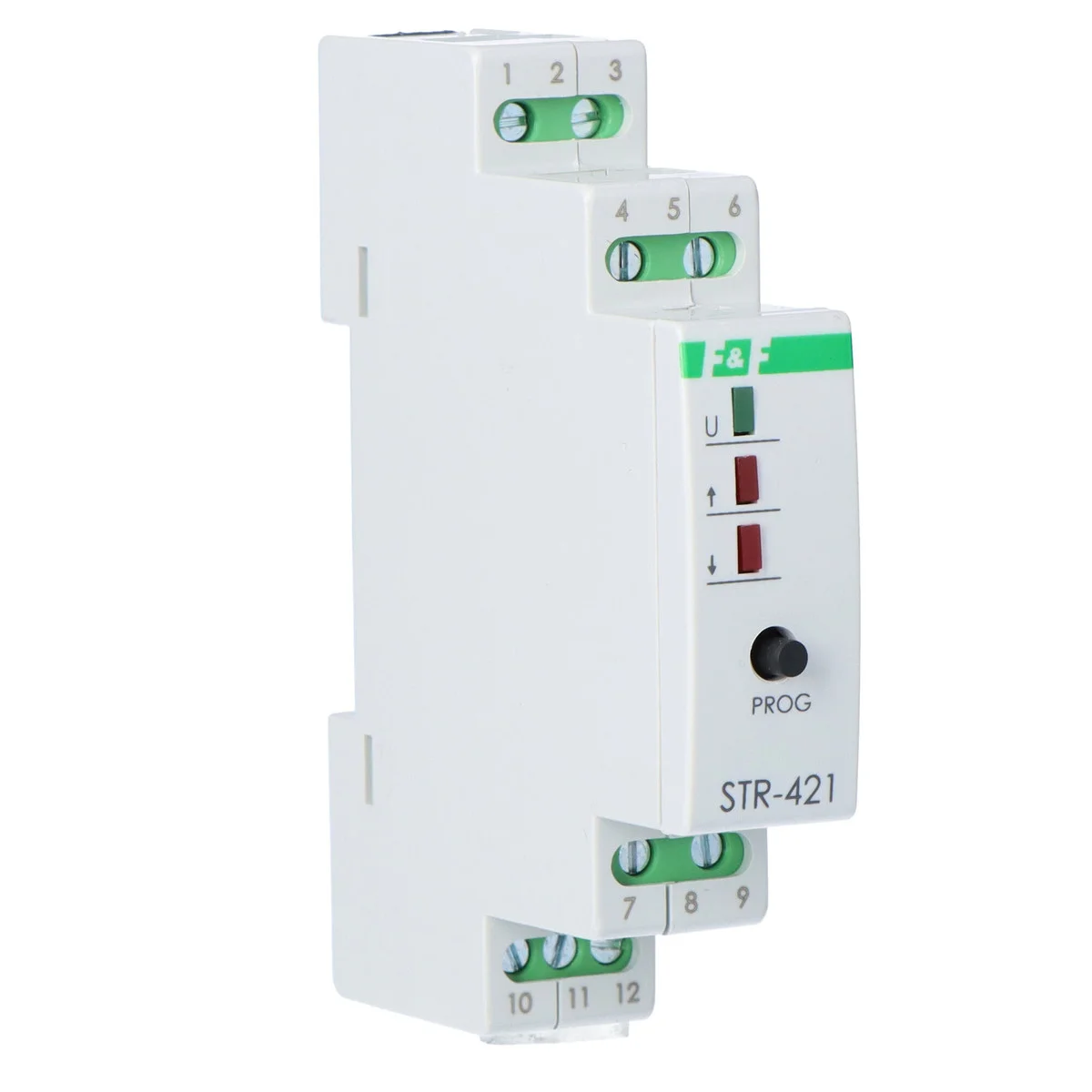 Sterownik rolet STR-421 dwuprzyciskowy, Un=230V AC, 8A, 1 moduł 1 2d5229f6571ddc6d9689fc0077136697