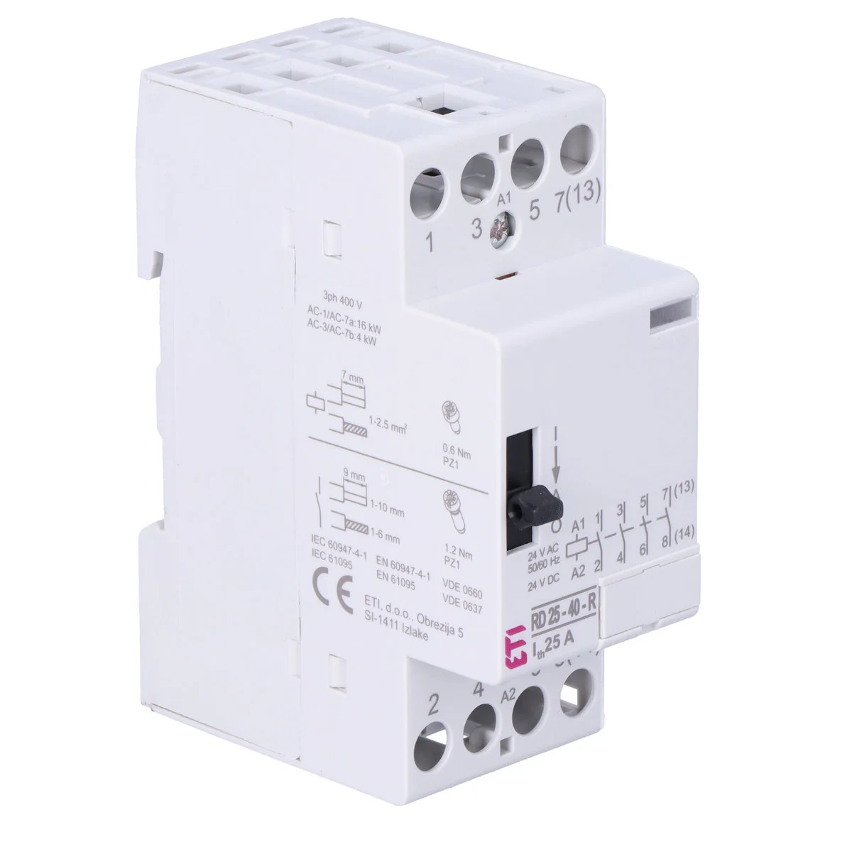 Stycznik modułowy RD 25-40-R-24V AC/DC 2 4105122b828d9898552150c46a51f895