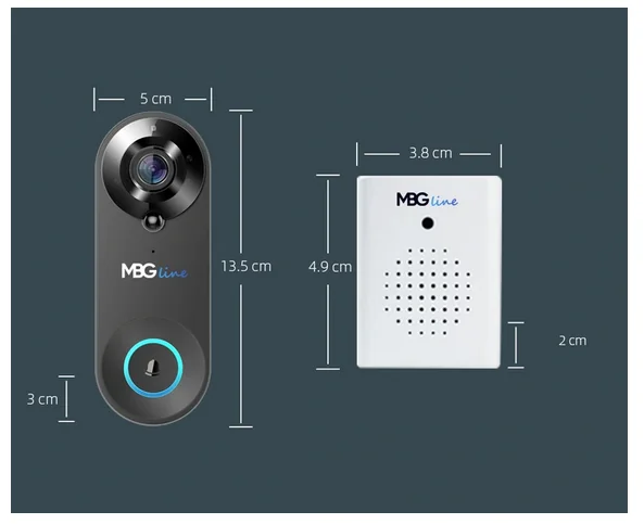 Wideodomofon MBG line SF W3 czarny 14 5c220881d21930a0fcbab6b85bd2e727