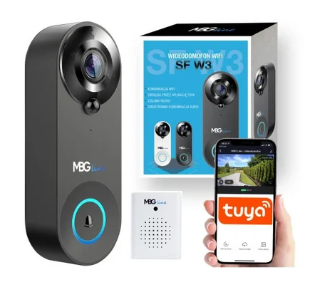 Wideodomofon MBG line SF W3 czarny 15 d27015fcef62c1730536e972262733bb
